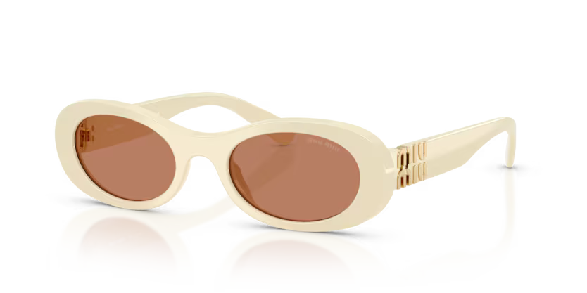Miu Miu 0MU 06ZS - Milk, Brown