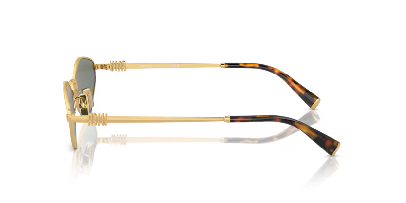 Miu Miu OMU 56ZS - Gold, Green mirror internal silver