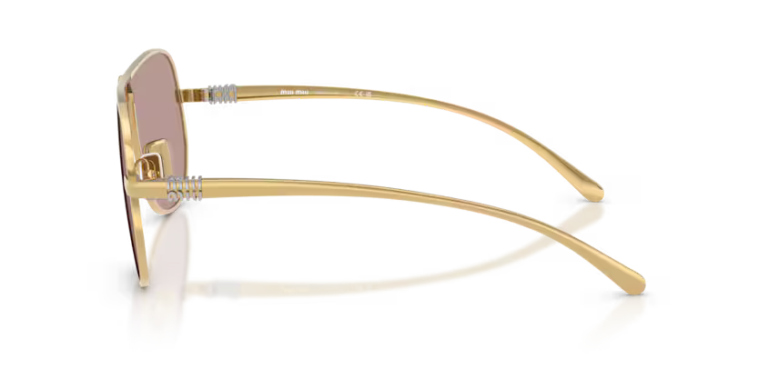 Miu Miu OMU A56S - Gold, Light purple brown