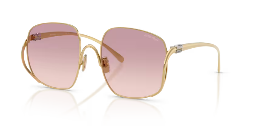 Miu Miu OMU A57S - Gold, Brown gradient dark violet