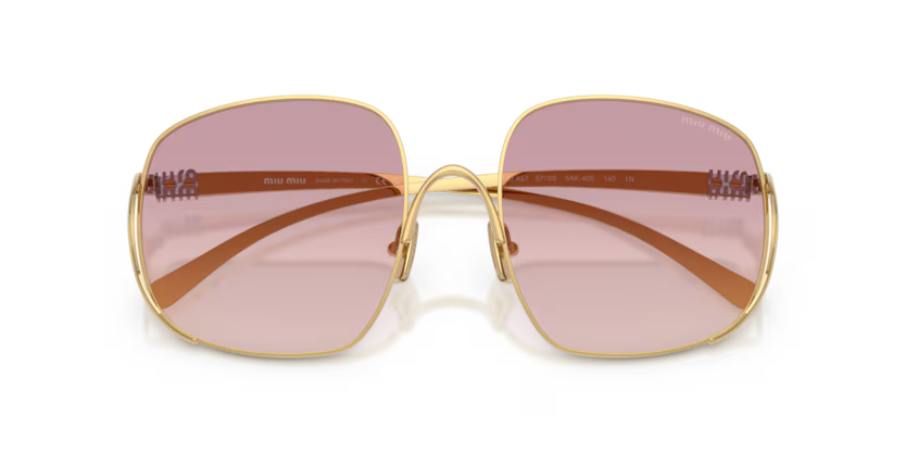 Miu Miu OMU A57S - Gold, Brown gradient dark violet