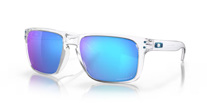 Oakley Holbrook XL - Polished clear, Prizm sapphire polarized