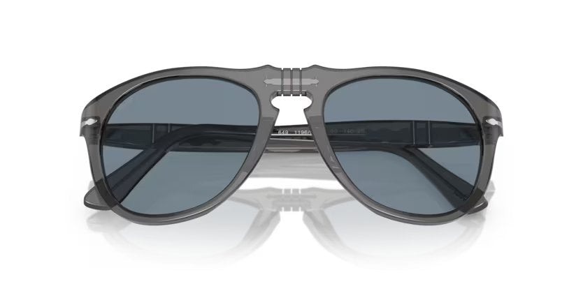 Persol 0PO0649 - Transparent grey, Blue