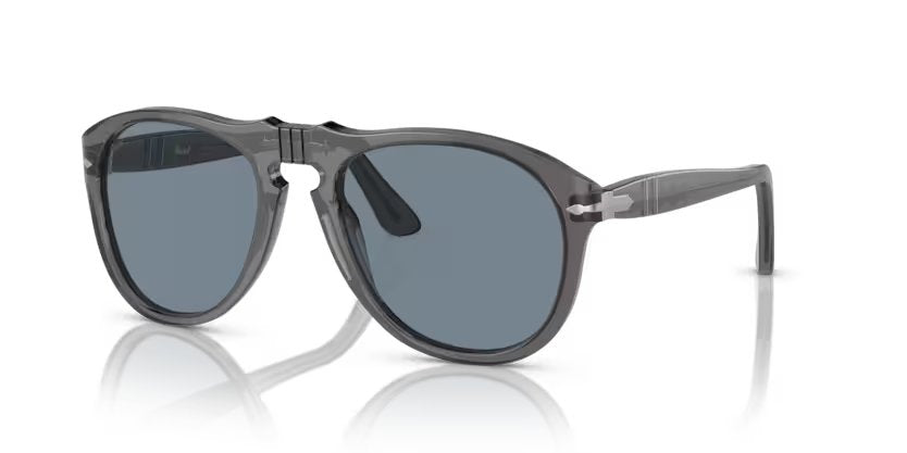Persol 0PO0649 - Transparent grey, Blue
