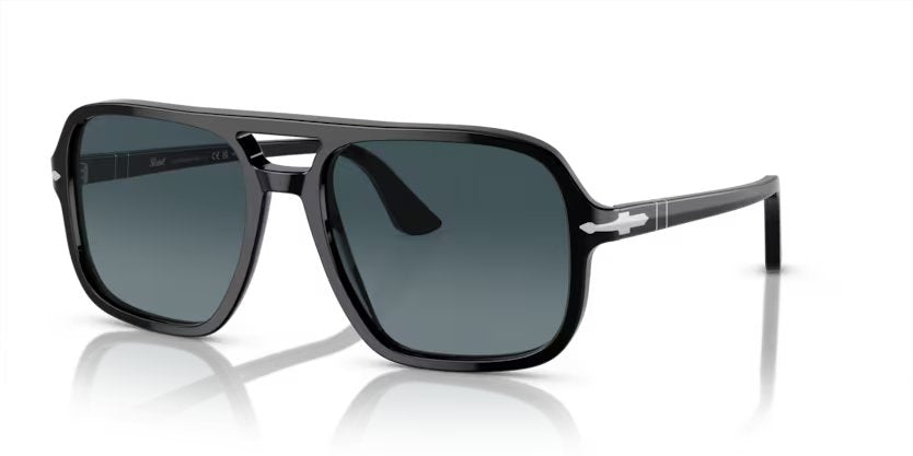 Persol 0PO3328S - Black, Light blue gradient dark blue
