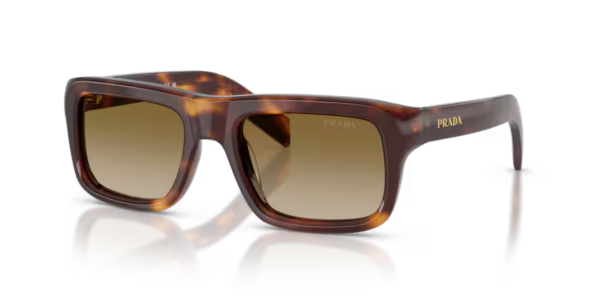 Prada 0PR D11S - Classic tortoise, Brown gradient