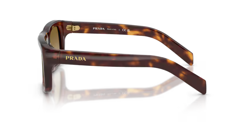 Prada 0PR D11S - Classic tortoise, Brown gradient