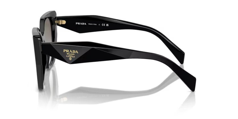 Prada 0PR 19ZS - Black, Grey gradient