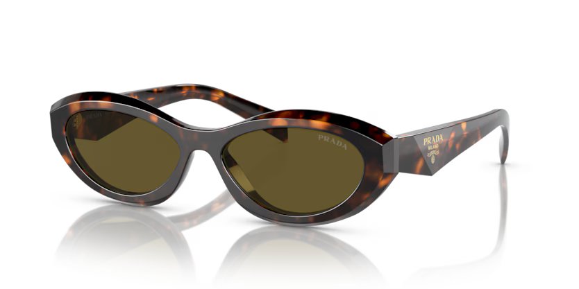 Prada 0PR_26ZS - Sage/honey tortoise, dark brown