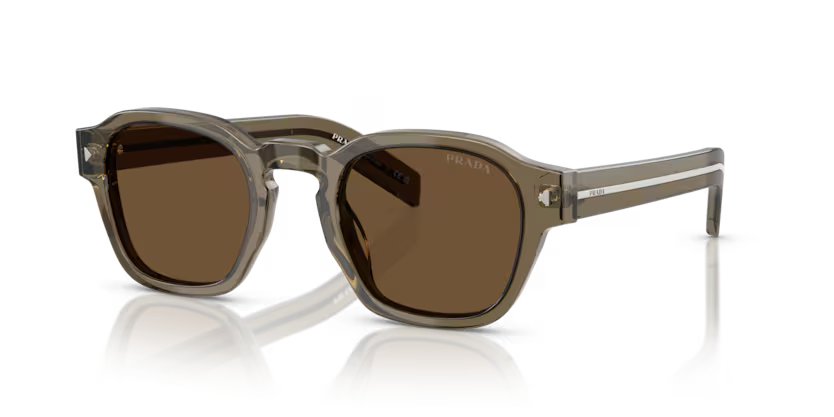 Prada 0PR_A16S - Transparent terra, dark brown