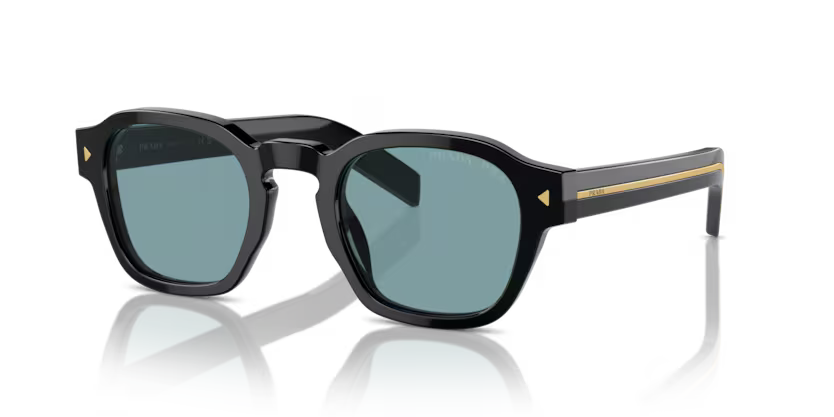 Prada 0PR_A16S - Black, Polarized green