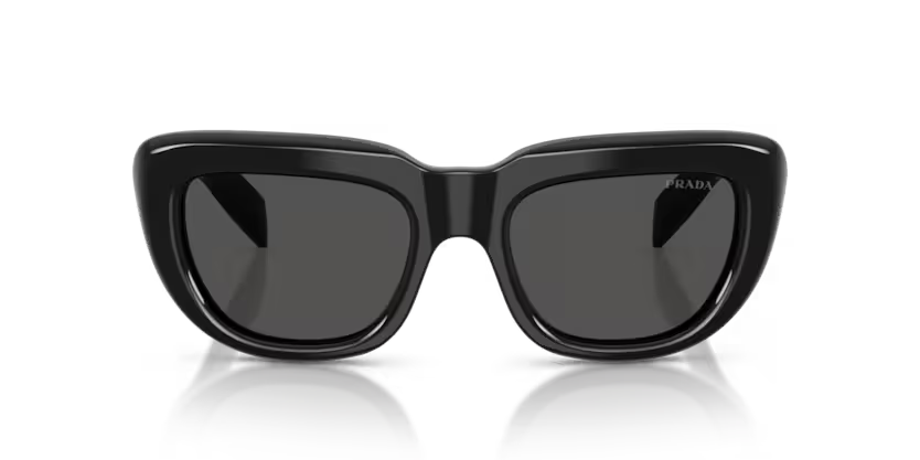Prada 0PR D07S - Black, Dark grey