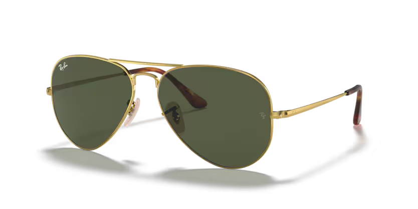 Ray-Ban Aviator Metal ii - Arista gold, G-15 green