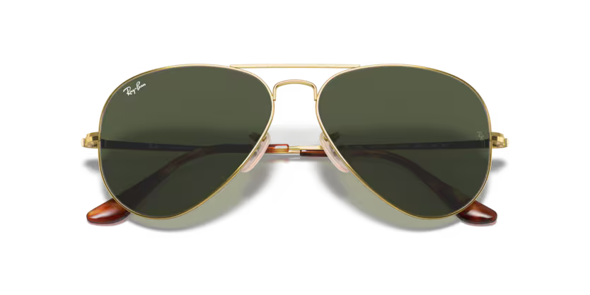 Ray-Ban Aviator Metal ii - Arista gold, G-15 green