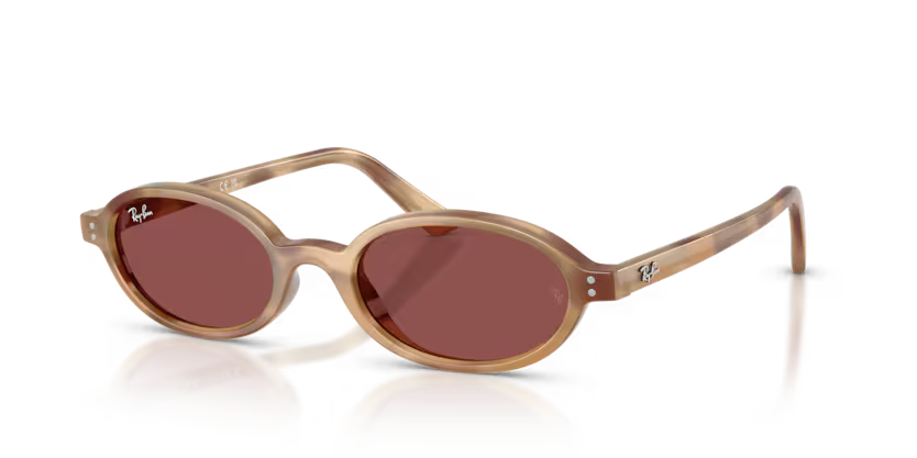 Ray-Ban 0RB4472 - Cream havana, Dark violet