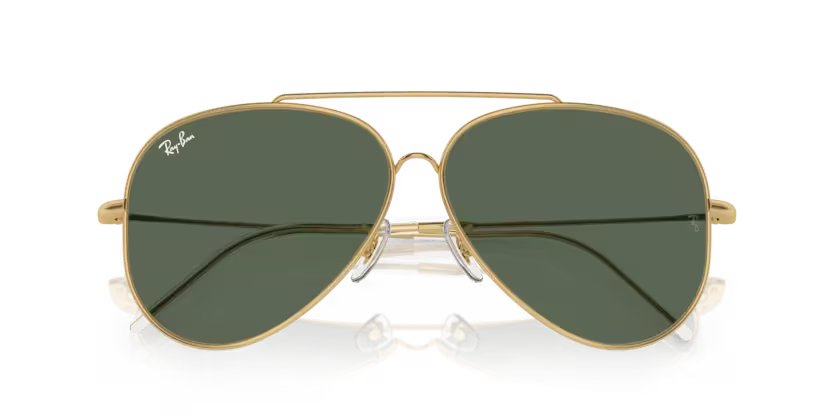 Ray-Ban Aviator Reverse - Arista gold, G-15 Green