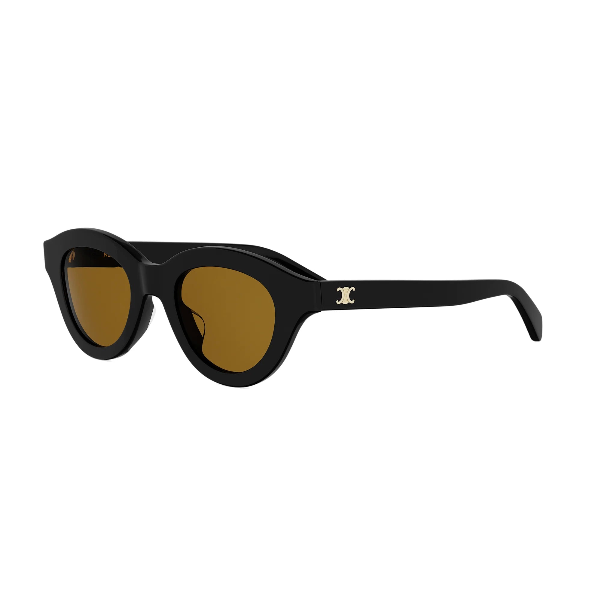Celine CL40338U - Shiny Black with Brown Normal lenses
