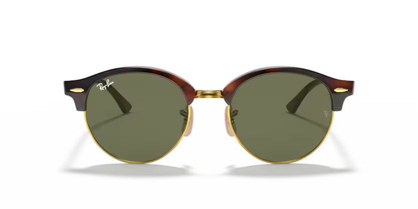 Ray-Ban Clubround - Red havana, G-15 green