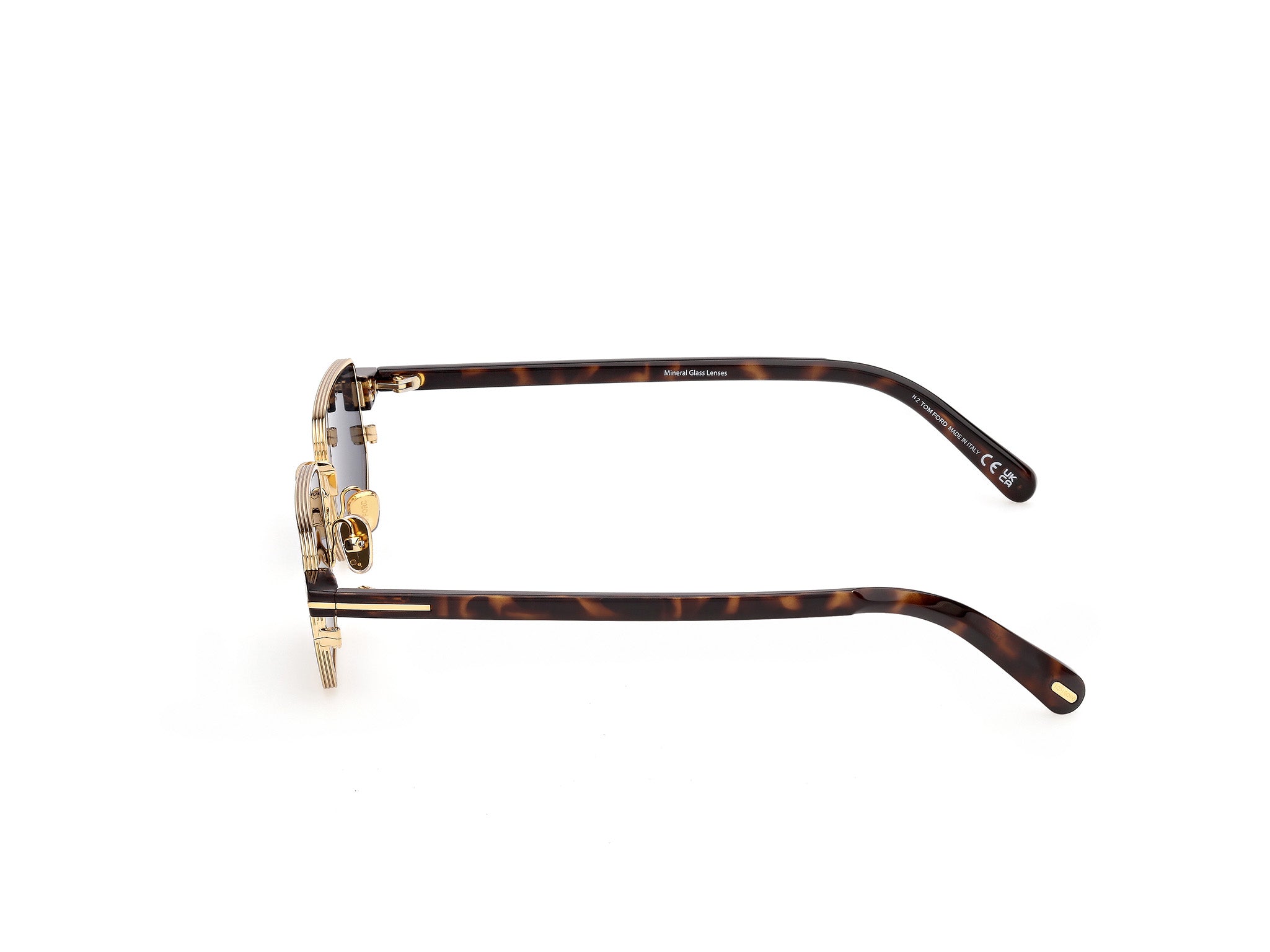 Tom Ford Liam FT1360 - Shiny Deep Gold / Dark Havana