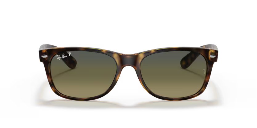 Ray-Ban New Wayfarer - Havana, Blue/Green polarized