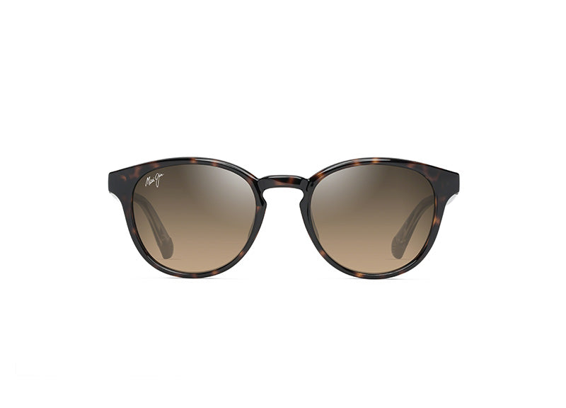 Maui Jim Hiehie 636S - Shiny Dark Havana with Trans Yellow, HCL® Bronze