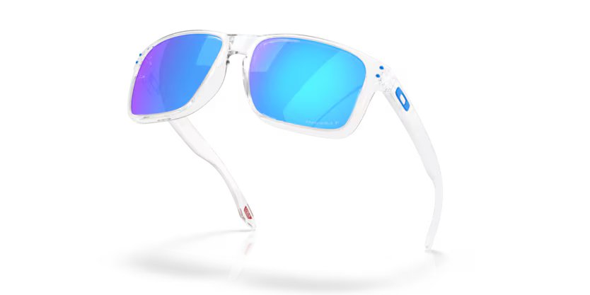 Oakley Holbrook xxl - Polished clear, Prizm sapphire polarized