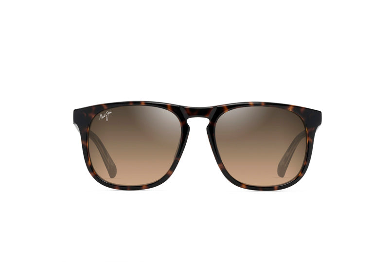 Maui Jim Ku'ikahi 641S - Shiny Dark Havana with Trans Yellow, HCL® Bronze