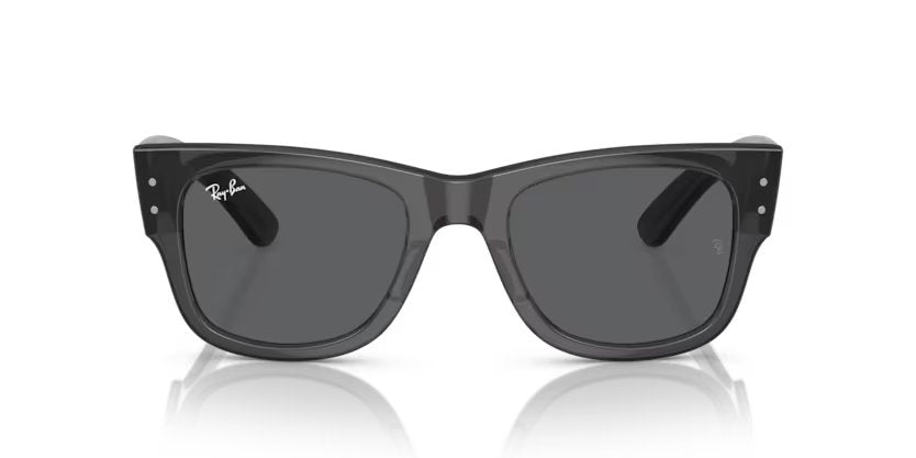Ray-Ban Mega wayfarer - Transparent black, Dark grey