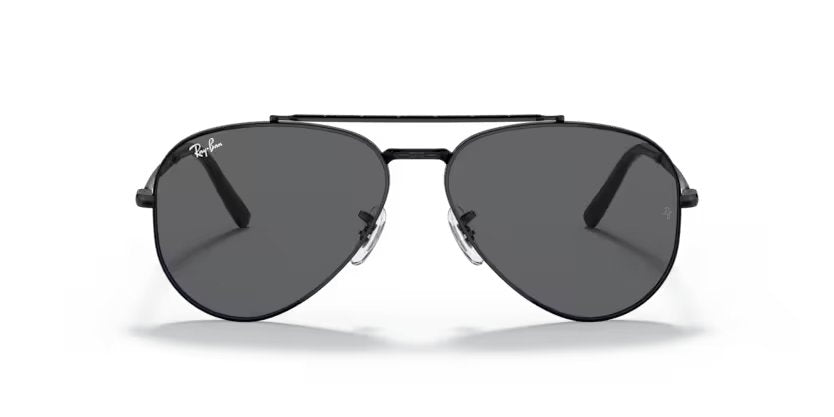 Ray-ban New aviator - Black, Dark grey