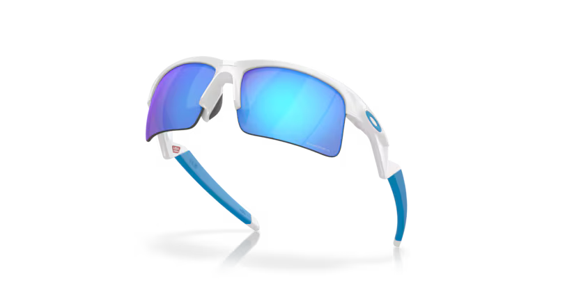 Oakley Capacitor junior - Polished white, Prizm sapphire