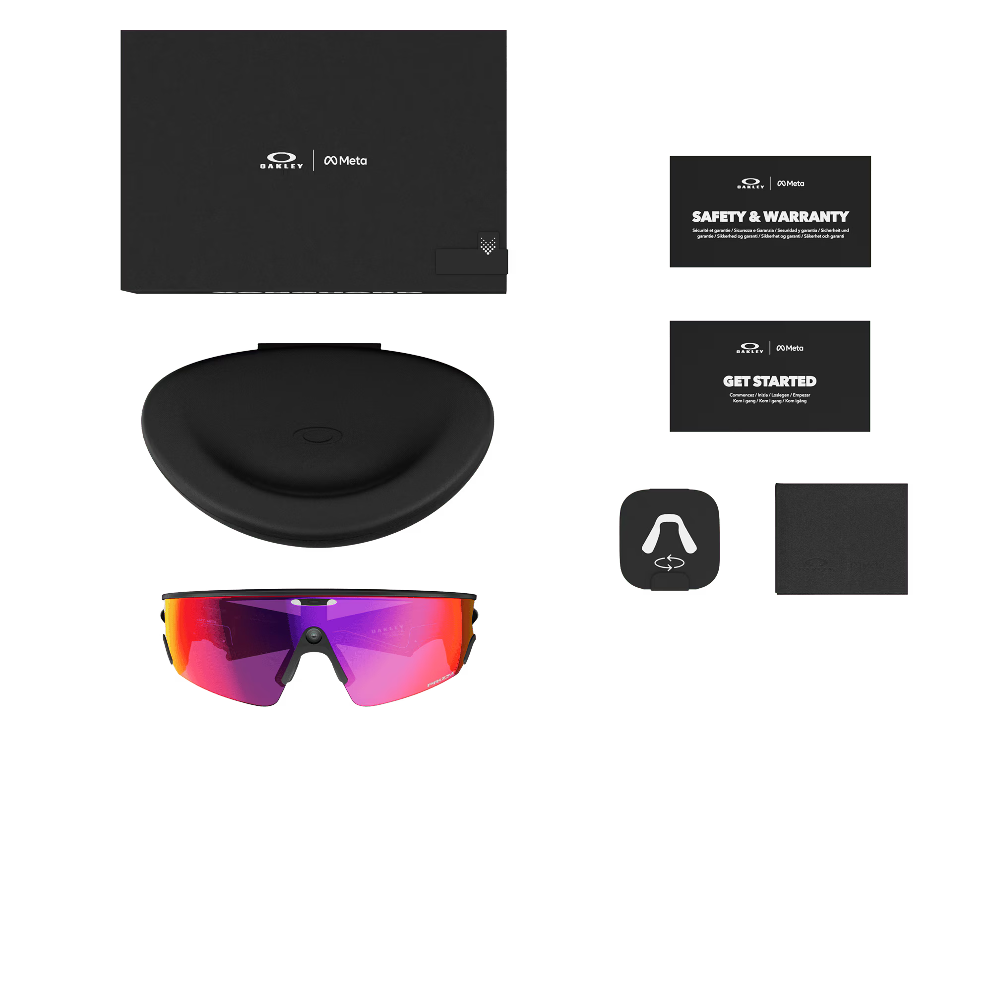 Oakley Meta Vanguard - White, Prizm black