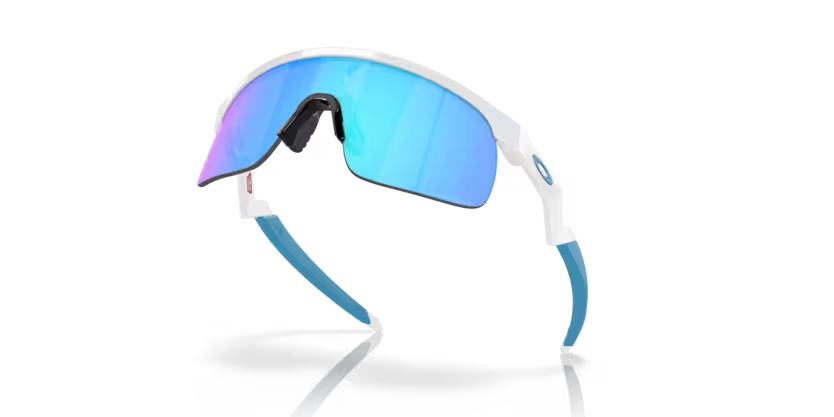 Oakley Resistor (Youth Fit), Polished white, Prizm Sapphire