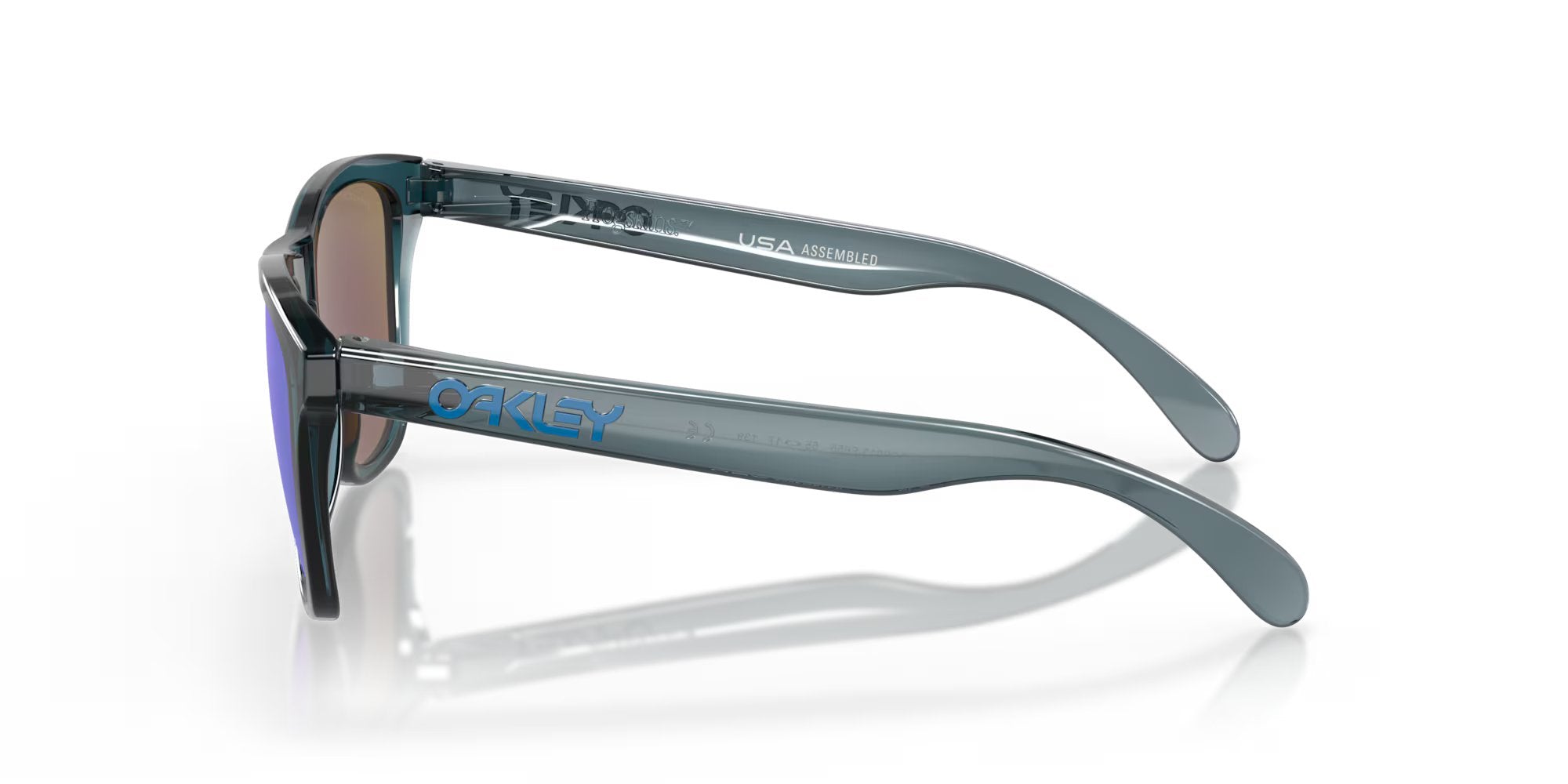 Oakley Frogskins™ - Crystal Black, Prizm Sapphire Polarized