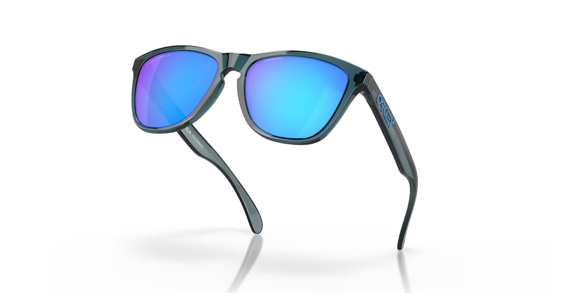 Oakley Frogskins™ - Crystal Black, Prizm Sapphire Polarized