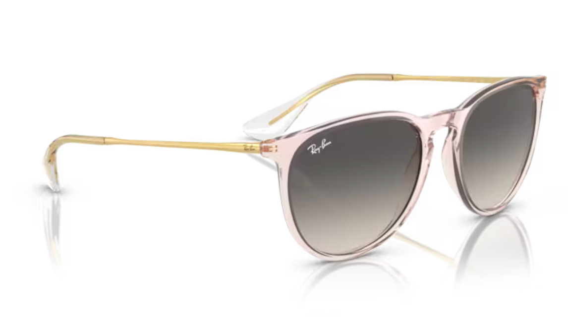 Ray-Ban Erika - Transparent pink, Grey