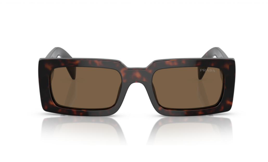 Prada 0PR A07S - Briar trotoise, Dark brown polarized