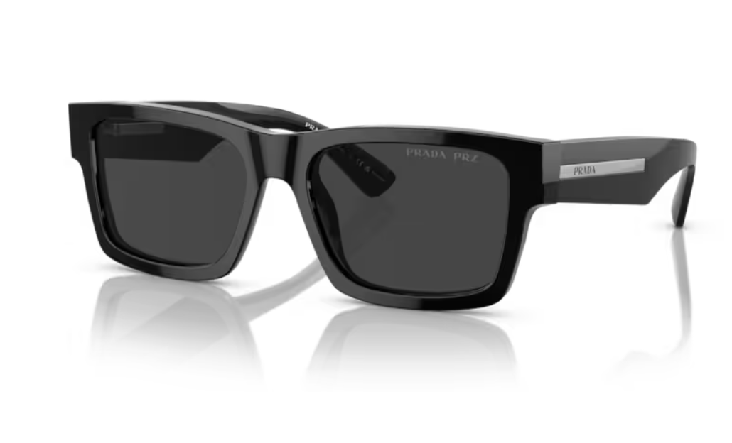 Prada 0PR 25ZS - Black, Polarized black