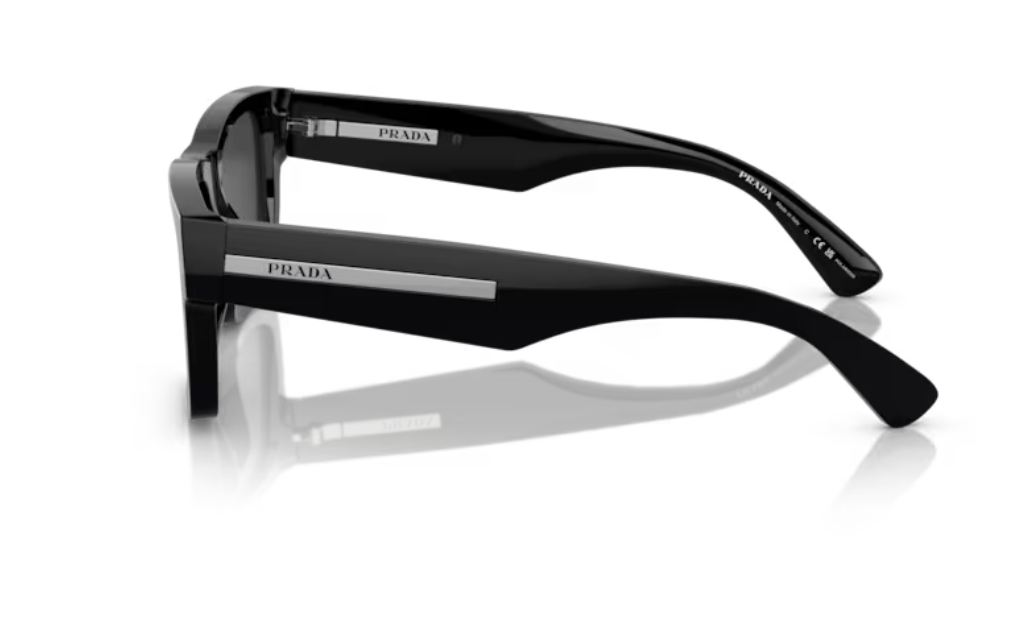 Prada 0PR 25ZS - Black, Polarized black