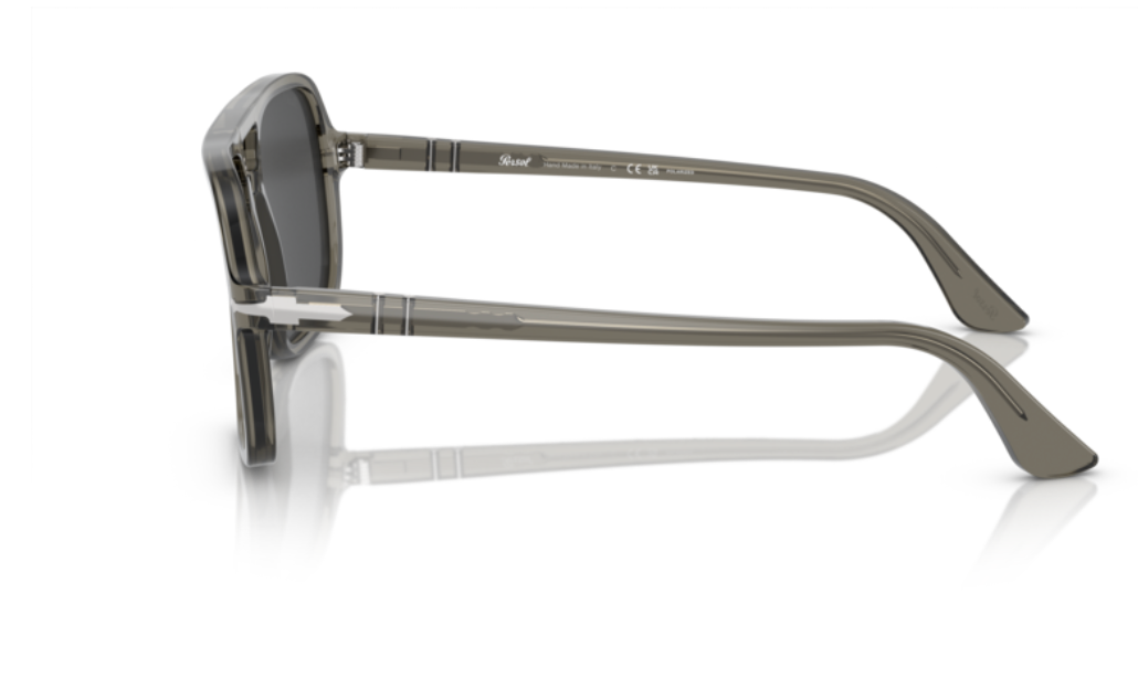Persol 0PO3328S - Smoke, Polar black polarized