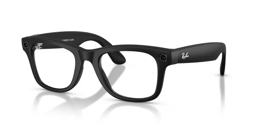 Ray-Ban Meta G2 Wayfarer (smart glasses) - Black/Clear