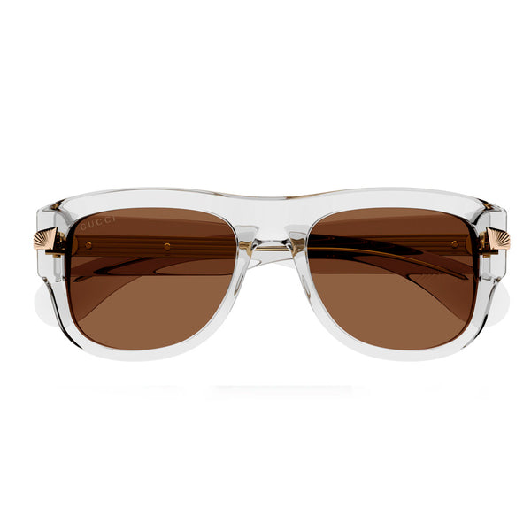 Gucci - Crystal front, Brown lens