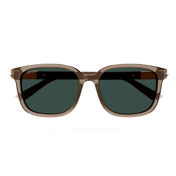 Gucci - Brown front, Grey lens,