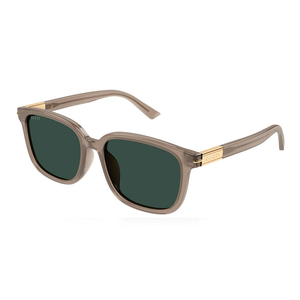 Gucci - Brown front, Grey lens,