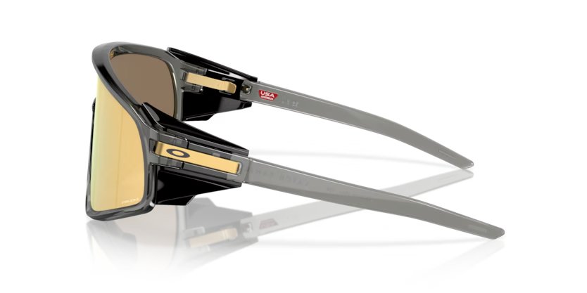 Oakley Latch Panel - Grey smoke, Prizm 24k