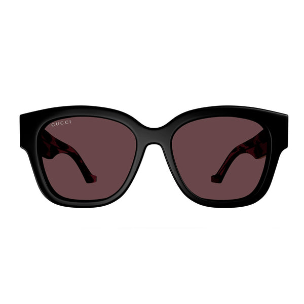 Gucci - Black front, Red lens