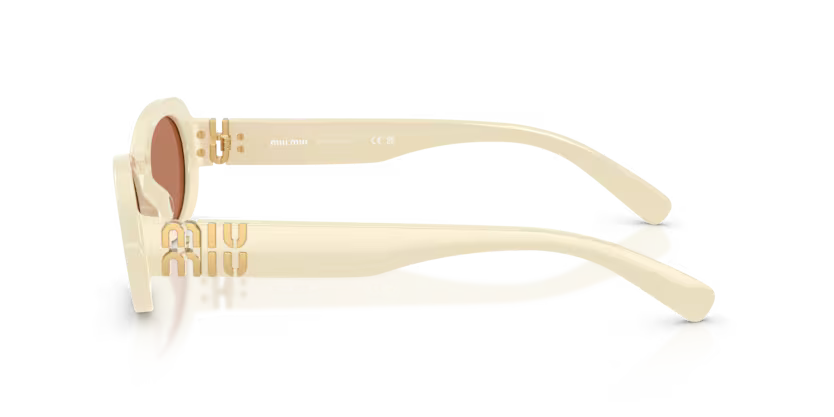 Miu Miu 0MU 06ZS - Milk, Brown