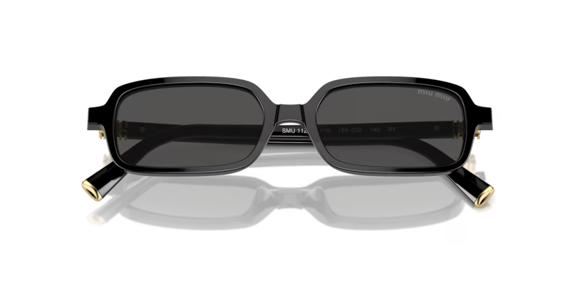 Miu Miu OMU 11ZS - Black, Dark grey