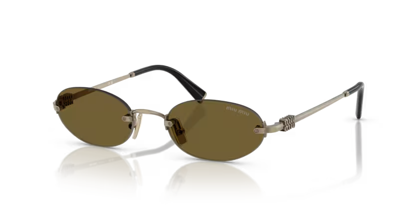 Miu Miu A54S - Old gold, Dark brown