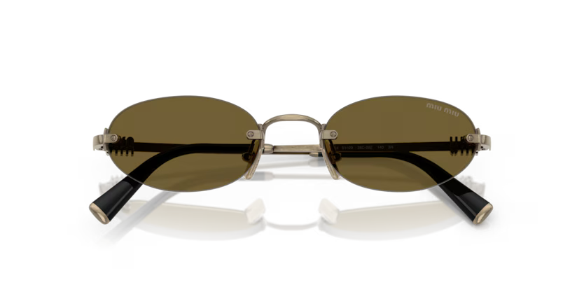 Miu Miu A54S - Old gold, Dark brown