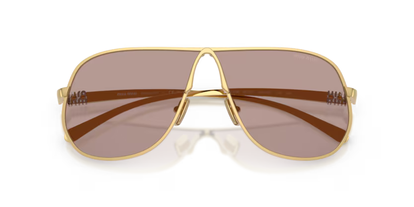 Miu Miu OMU A56S - Gold, Light purple brown